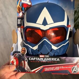 Marvel Captain America Blue and Red Helmet
